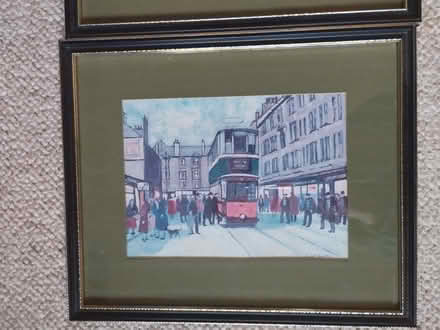 Photo of free Two framed prints of trams (Alnwickhill EH16) #1