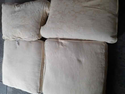 Photo of free Settee seat and back cushions (Waverton CH3) #1