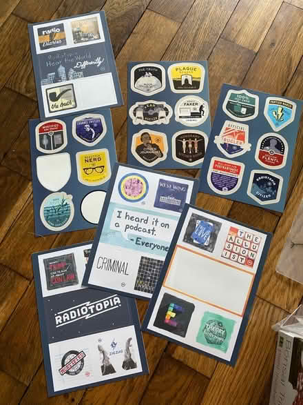 Photo of free Radiotopia stickers (Stepney E1) #1