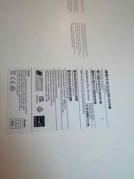 Photo of free Empty Box - Macbook Pro 14-inch (Tuffnel Park station) #1