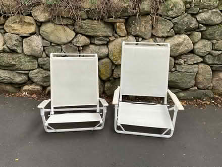 Photo of free 2 beach or yard chairs (Acton) #1