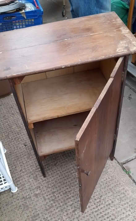 Photo of free Wooden storage cupboard (Henwick WR2) #1