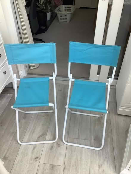 Photo of free Small folding camping chairs (Warwick CV34) #1