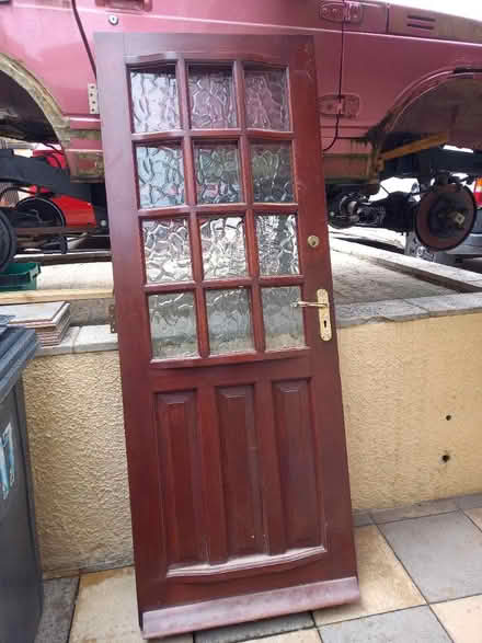 Photo of free External mahogany glazed door (Breadsall Hilltop) #1