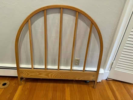 Photo of free Headboard (single bead) (Waban) #1