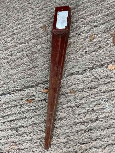 Photo of free fence post bracket 75mm 600mm (Frome centre BA11) #2
