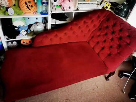 Photo of free Red chaise lounge (Kirk hallam DE7) #1