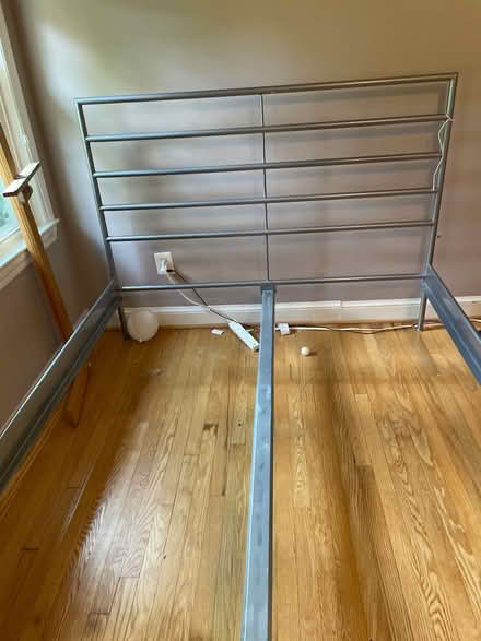 Photo of free Queen Metal bed (NW DC nr Silver Spring) #1