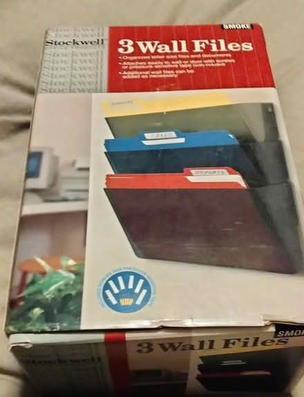 Photo of free Smoke-colored wall file holders (CapitolHill DC (CapSouthMetro)) #2
