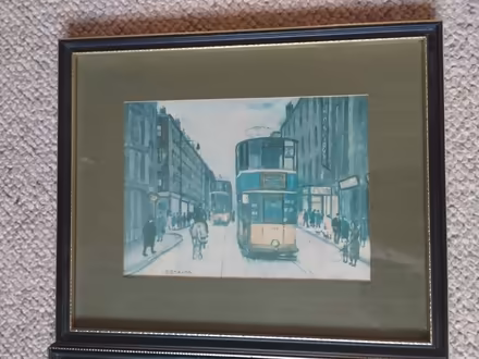 Photo of free Two framed prints of trams (Alnwickhill EH16) #2