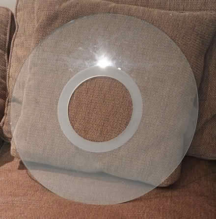 Photo of free Circular Glass for Art or Table (Palm & El Camino, Burlingame) #1