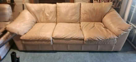 Photo of free Leather Couch (Bowie, Maryland 20720) #1