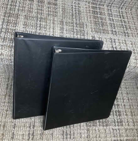Photo of free Two 3-Ring Binders (Midtown East) #1