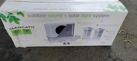 Photo of free BNIB outdoor sound & solar lights (Creditview & Brittania) #2