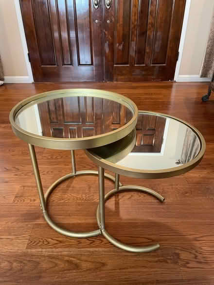 Photo of free Mirrored Nesting Tables (Waverly Park) #1