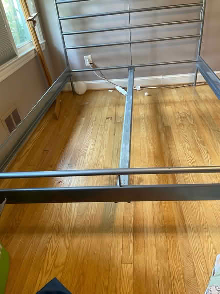 Photo of free Queen Metal bed (NW DC nr Silver Spring) #2