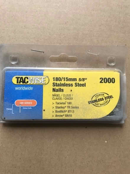 Photo of free 15mm nails for nail gun (GU14) #1