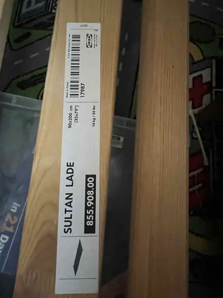 Photo of free Single IKEA bed frame (Woodley RG5) #2