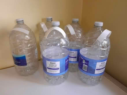Photo of free EMPTY 6 x 5ltr Plastic Bottles (Belmont SL6) #1