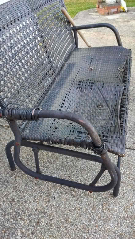 Photo of free Outdoor glider wicker like (Bowie) #2
