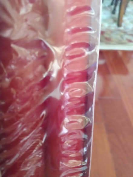 Photo of free Two tall deep red candles (Richmond Hill) #1