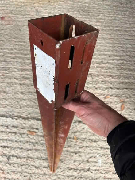 Photo of free fence post bracket 75mm 600mm (Frome centre BA11) #1