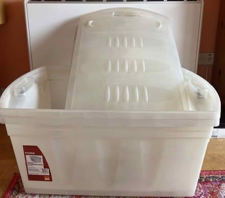 Photo of free 2 Giant storage boxes with lids (Moulsham CM2) #1