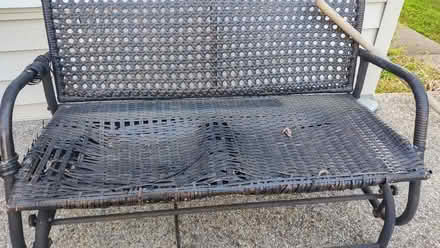 Photo of free Outdoor glider wicker like (Bowie) #1