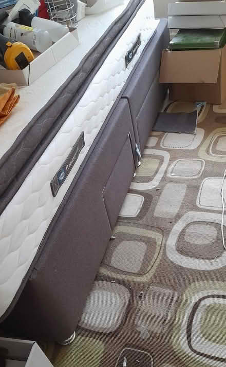 Photo of free Double Divan bed base with 4 drawers (Henwick WR2) #4