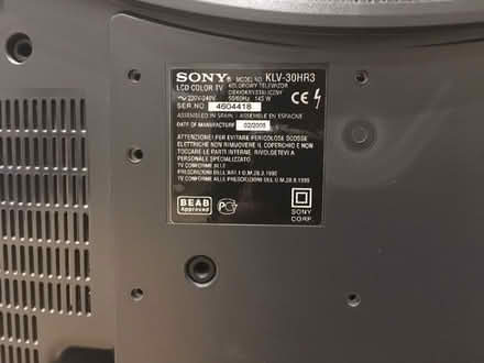 Photo of free Sony 30" LCD TV (Lyncombe) #2