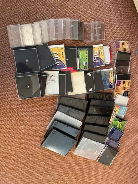 Photo of free Empty cassette and cd/dvd cases (Blaby LE8) #1