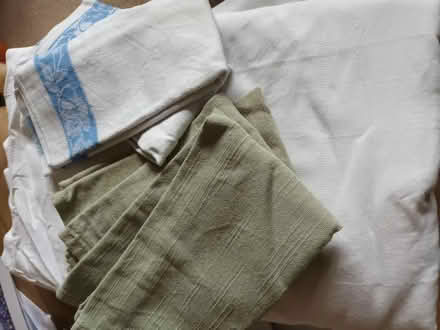 Photo of free Vintage table cloth and napkins (Timperley) #1