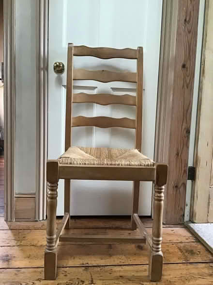 Photo of free Four wooden chairs (Barnard's Green WR14) #1