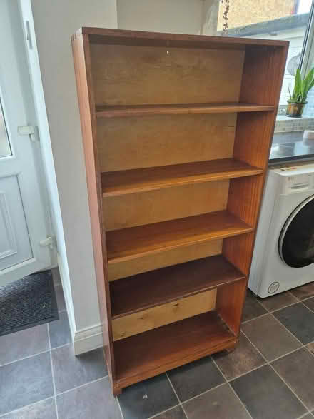 Photo of free Wooden bookcase (Kempston) #1