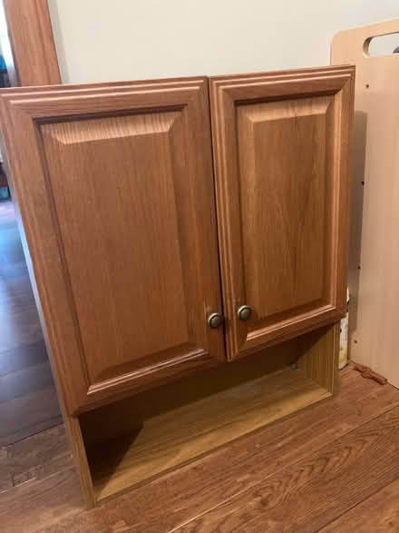 Photo of free Wooden medicine cabinet (Pepperell) #1