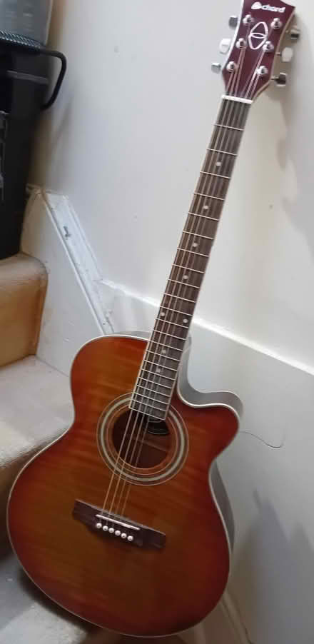 Photo of free Chord CMJ4CE Cutaway Acoustic-electric Guitar with Soft Bag (Waterloo L22) #1