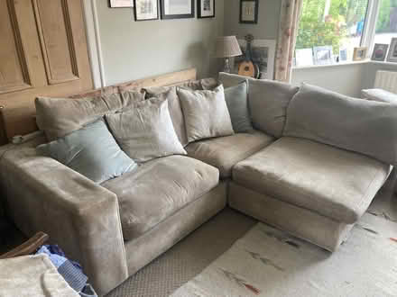 Photo of free Velvet modular sofa (Harrogate HG1) #1
