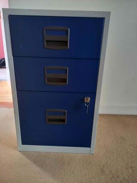 Photo of free 3 door filing cabinet (Blackrock) #1