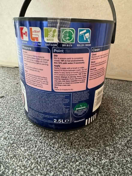 Photo of free Dulux Pink (Berry Smoothie) paint (NE30) #2