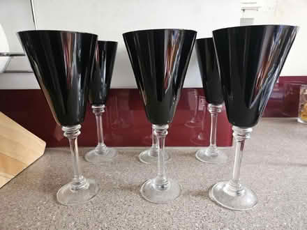 Photo of free Six wine glasses (Reading RG1) #1