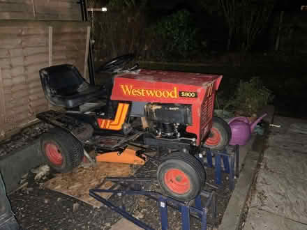 Photo of old ride on mowers tractors or trailers (Welland WR13) #1