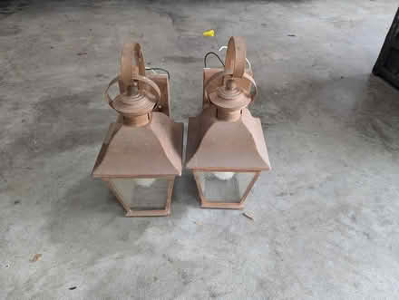 Photo of free Two wall lights (exterior (Glenmoore PA) #1