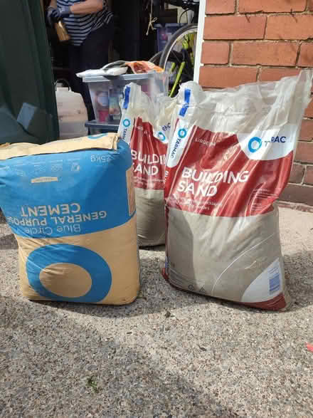Photo of free 25kg cement and 2x Bags of building sand (Kenton NE3) #1