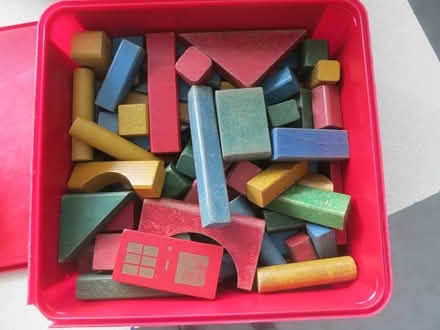 Photo of free Children's vintage wooden bricks (CB4) #1