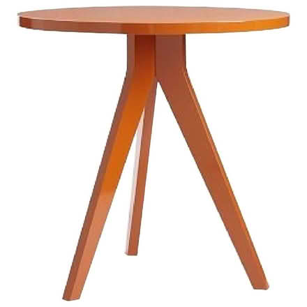 Photo of free Orange West Elm table (Clerkenwell WC1X) #1