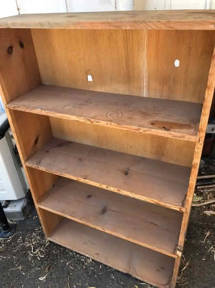Photo of free Wood bookcase (Sebastopol south Main Street) #1