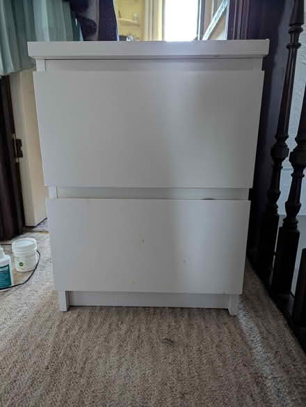 Photo of free IKEA Malm bedside table (RG456) #1