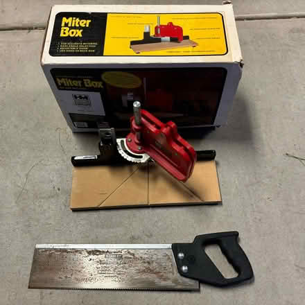 Photo of free Bench Mount Miter Box and Saw (Skokie) #1