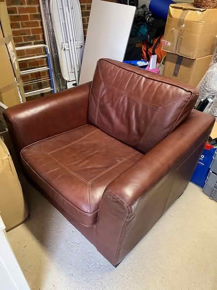 Photo of free leather armchair (OX14 3XF) #1