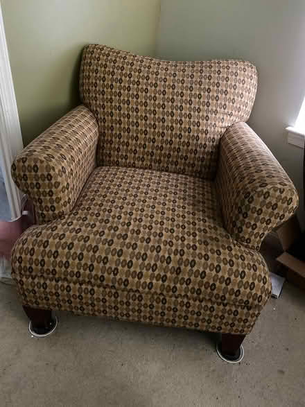 Photo of free Brown overstuffed chair (Odenton) #1